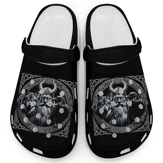 Viking Warrior Man Odin Thor Norman Walhalla Clogs