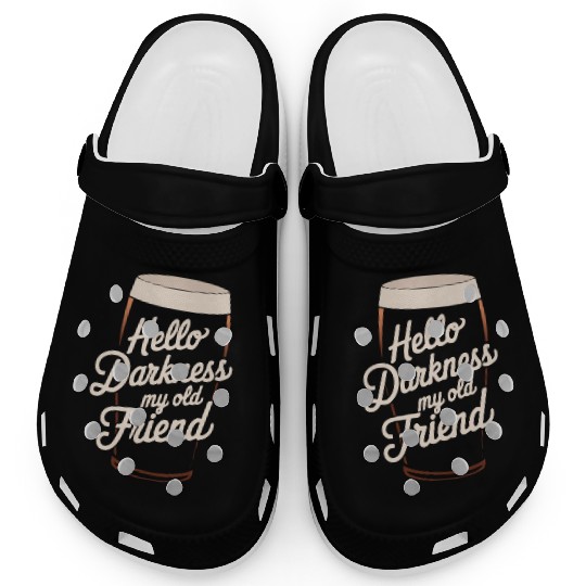 Hello Darkness My Old Friend Clogs