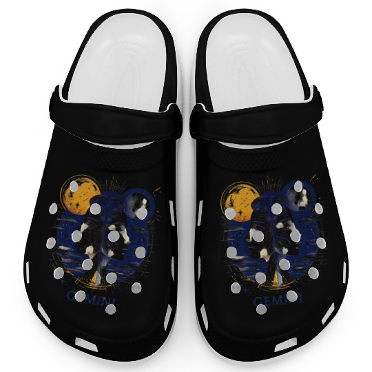Zodiac Card Gemini Clogs