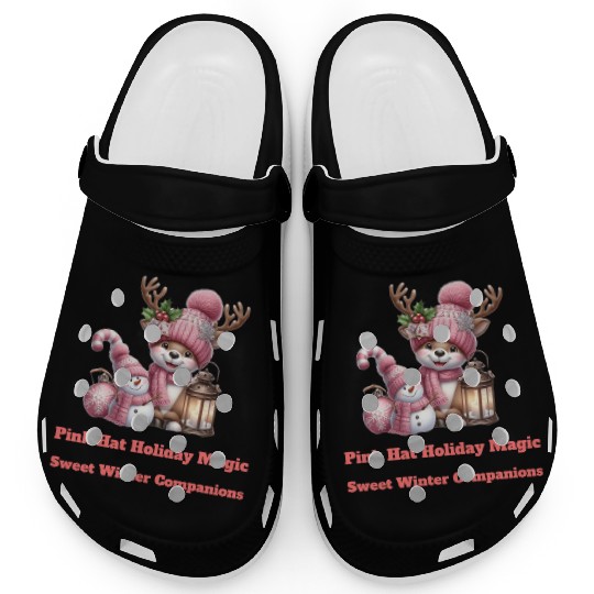 A Pink Winter Wonderland Clogs