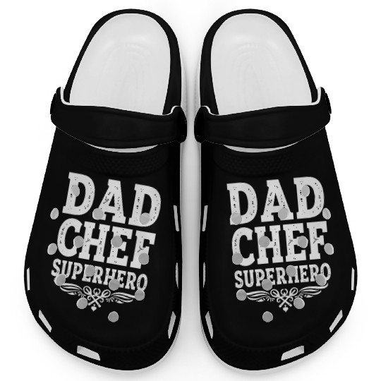 Dad Chef Superhero – Papa Cook Father Clogs