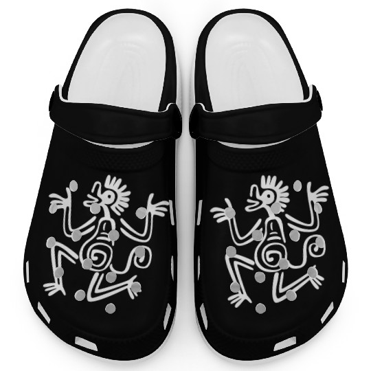 Mayan And Aztec Ancient Monkey Clogs