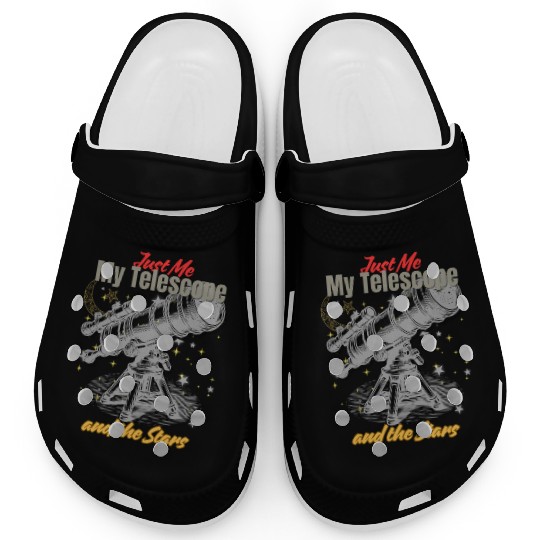 Stargazing Night – Telescope & Stars Design Clogs