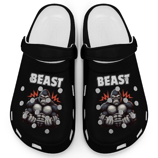 Beast Gym Gorilla – Motivational Clogs"