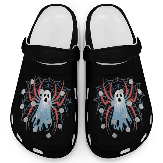 Ghost Spider Scream Clogs