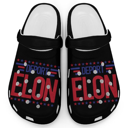 Deport Elon Musk Bumper Anti Fascist Clogs