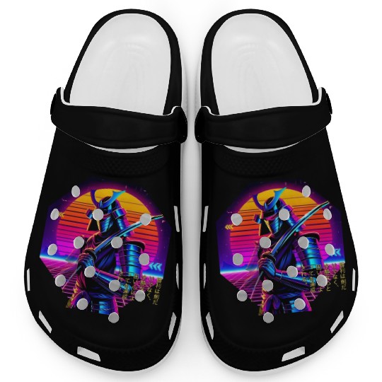 Samurai Neon Clogs
