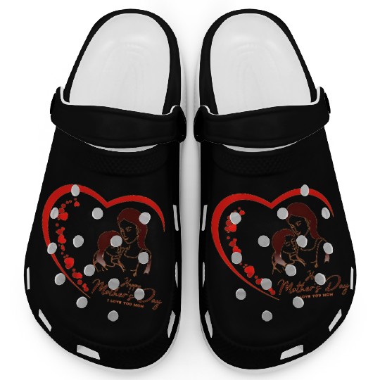Mother & Daughter Love Heart Mother’s Day Clogs