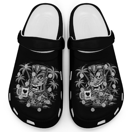 Tiki Coffee Vibes – Tropical Island Energy Clogs