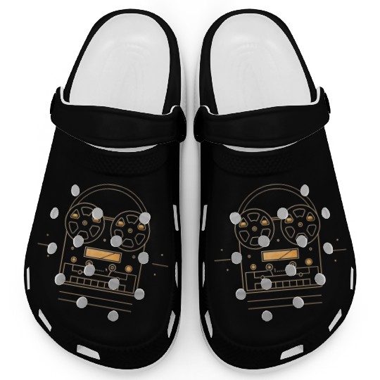 Max Volume VU Meter Graphic - Bold Audio Visualize Clogs