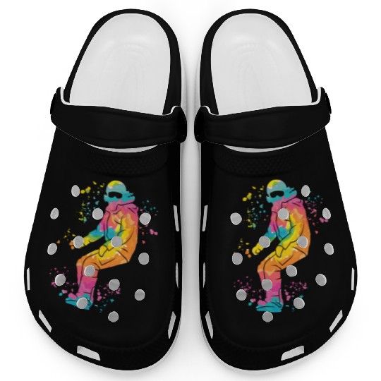 Snowboarder Snowboard Snowboarding Clogs