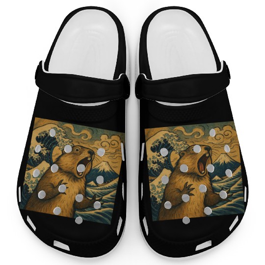 The Great Scream off Kanagawa – Marmot Overboard Clogs
