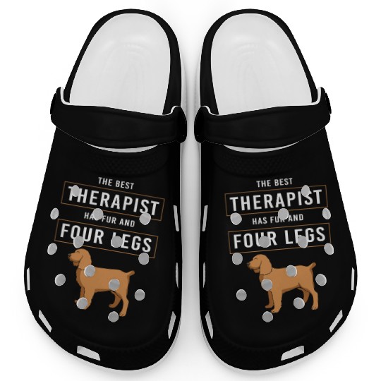 Therapy Dog Therapist Doggie School Clogs