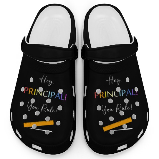 School Principal Teacher Back To School Clogs