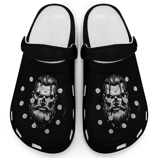 Viking Warrior Man Odin Thor Norman Walhalla Clogs