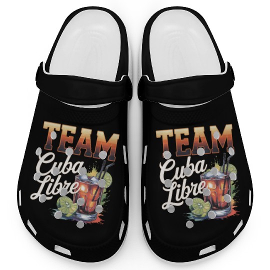 Cocktail Bartender Team Cuba Libre Clogs