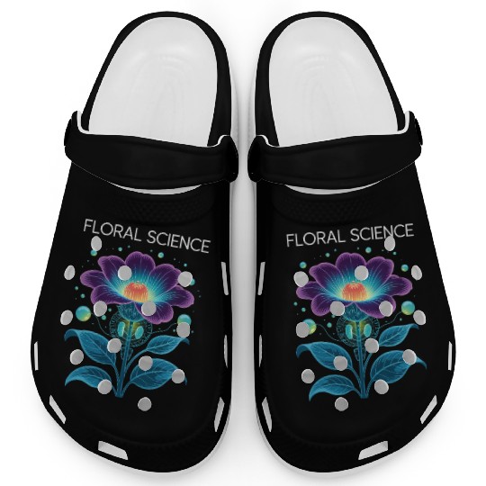 Floral Science Botany and Chemistry Fusion Clogs