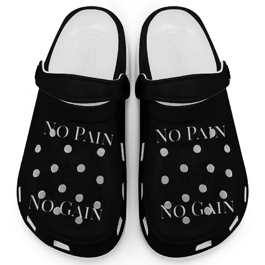 No Pain No Gain Skeleton Workout – Hardcore Gym Mo Clogs