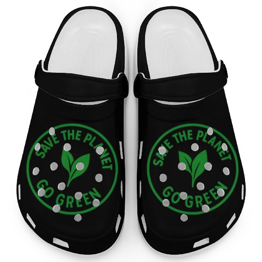 save the planet Clogs