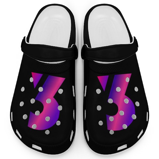 Number 3 Sports Jersey Design – Bold Athletic Shir Clogs