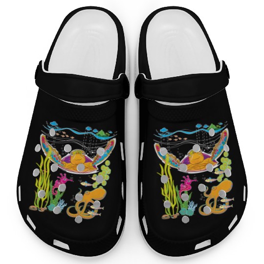 Cute Hawksbill Sea Turtle Clogs