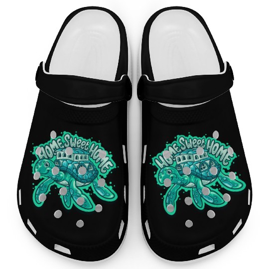 Home Sweet Home Turtle – Cute Ocean Animal Clogs