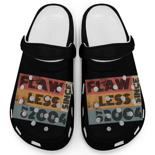 21st birthday Flawless since 07/2004 Clogs