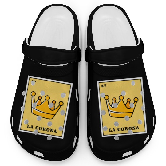 Mexican Lottery Card La Corona Clogs
