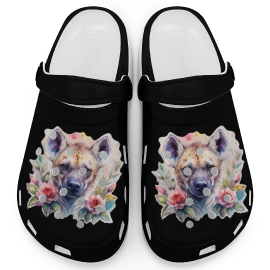 Sage the Blooming Hyena Clogs