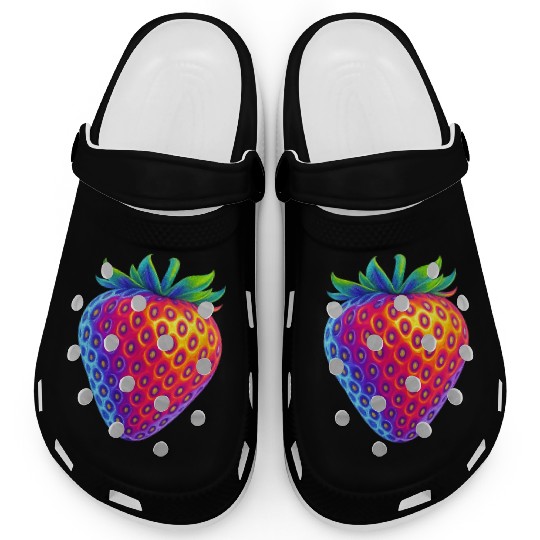 Neon strawberry Clogs