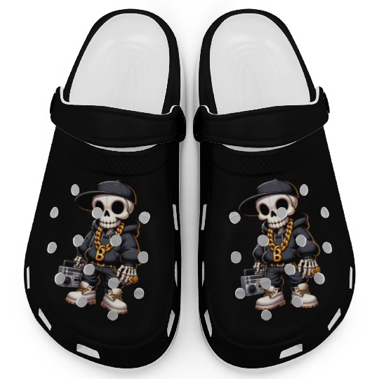 Skully B – Bone Beats & Bling Clogs