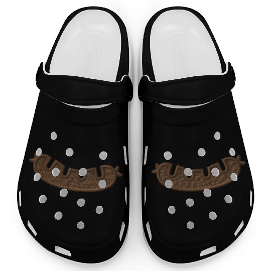 Bratwurst embroidered Clogs