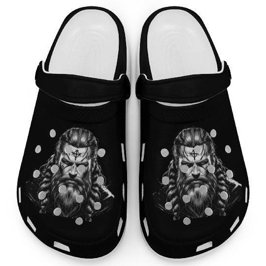 Viking Warrior Man Odin Thor Norman Walhalla Clogs