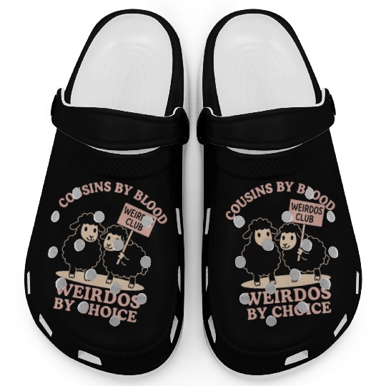 Funny Black Sheep Cousin Quirky Family Outcast Clogs