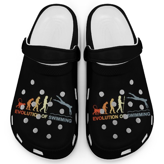 Vintage Evolution Of Swimming Clogs