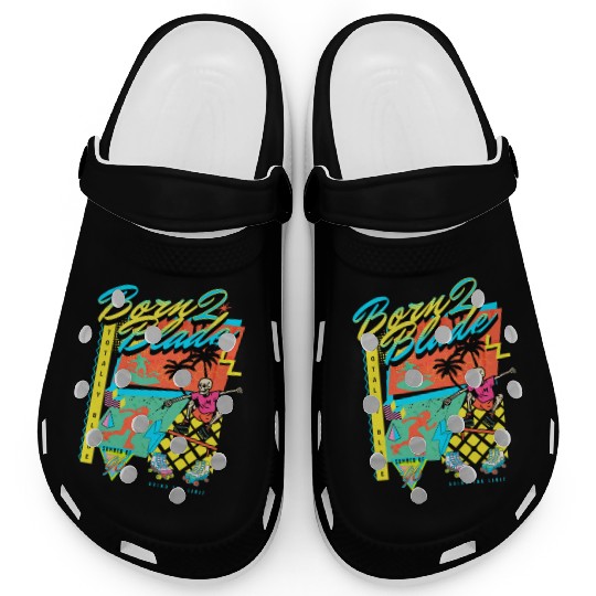 Born 2 Blade 90s Nostalgia Design Clogs