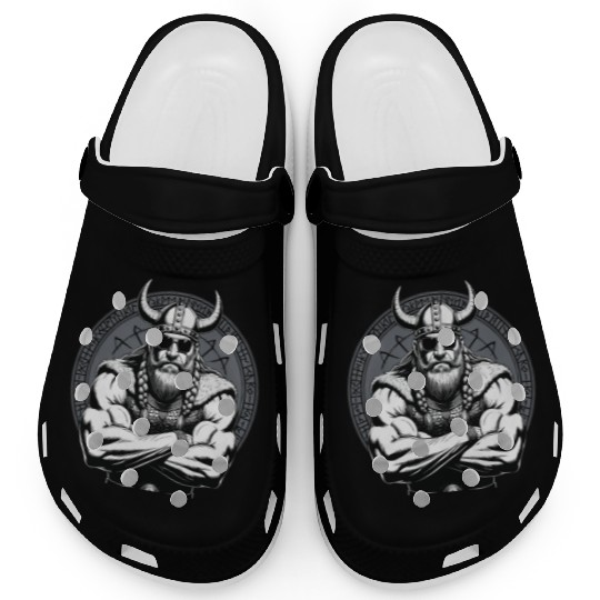 Viking Warrior Man Odin Thor Norman Walhalla Clogs