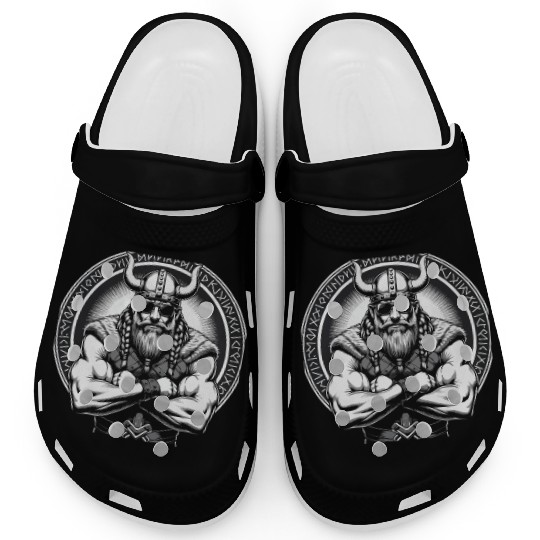 Viking Warrior Man Odin Thor Norman Walhalla Clogs