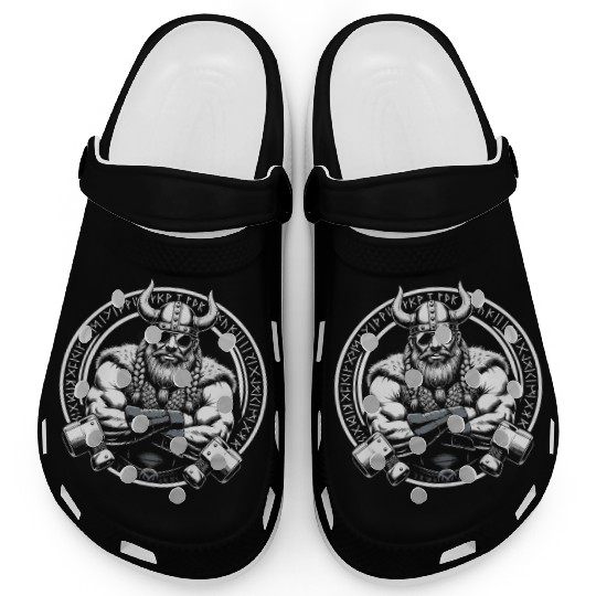 Viking Warrior Man Odin Thor Norman Walhalla Clogs