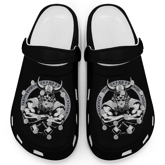 Viking Warrior Man Odin Thor Norman Walhalla Clogs