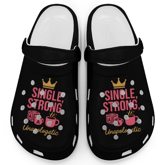 Single Mom Life Chaos Coordinator Wine Coffee Clogs