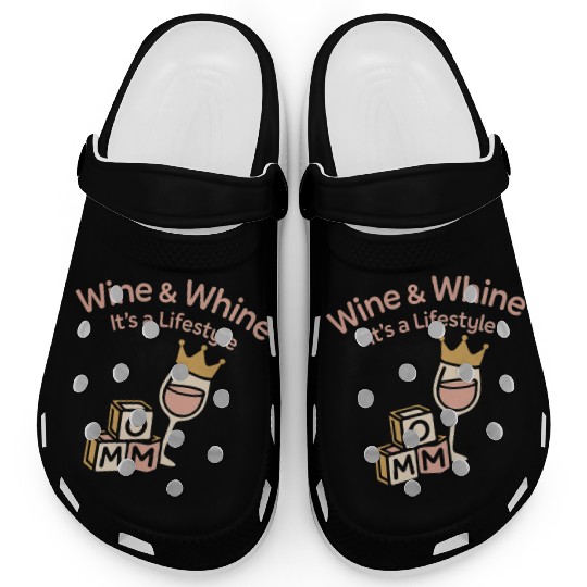 Single Mom Life Chaos Coordinator Wine Coffee Clogs