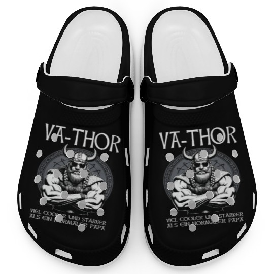 Viking Warrior Man Odin Thor Norman Walhalla Clogs