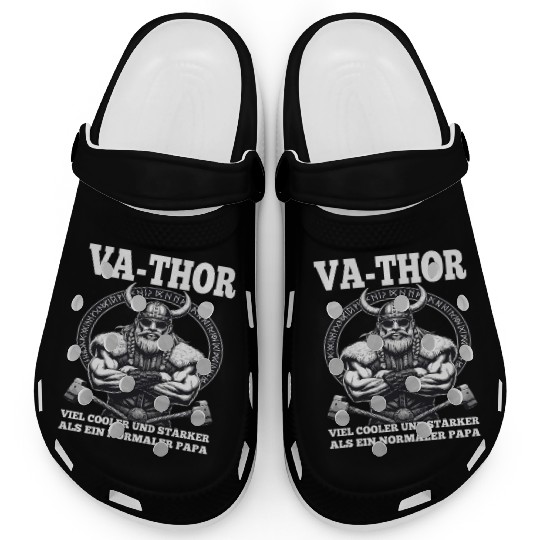 Viking Warrior Man Odin Thor Norman Walhalla Clogs