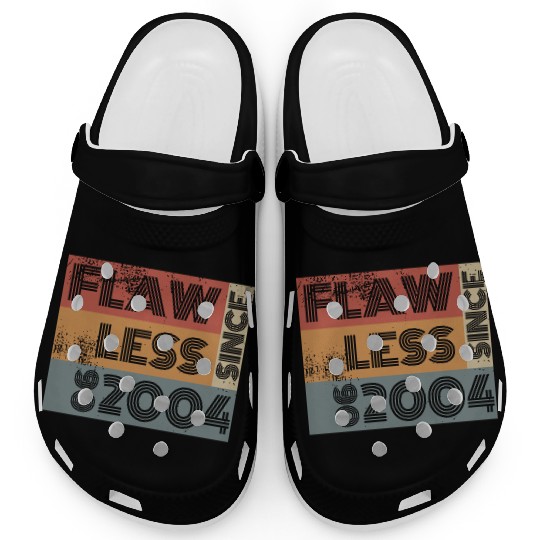 21st birthday Flawless since 06/2004 Clogs