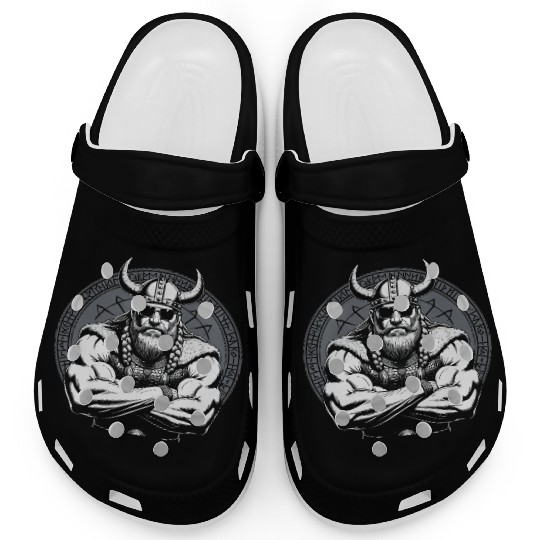 Viking Warrior Man Odin Thor Norman Walhalla Clogs