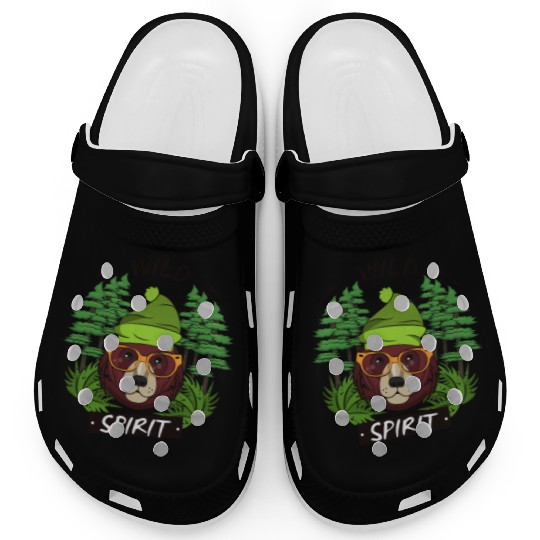 Cool Wild Animal Print Clogs