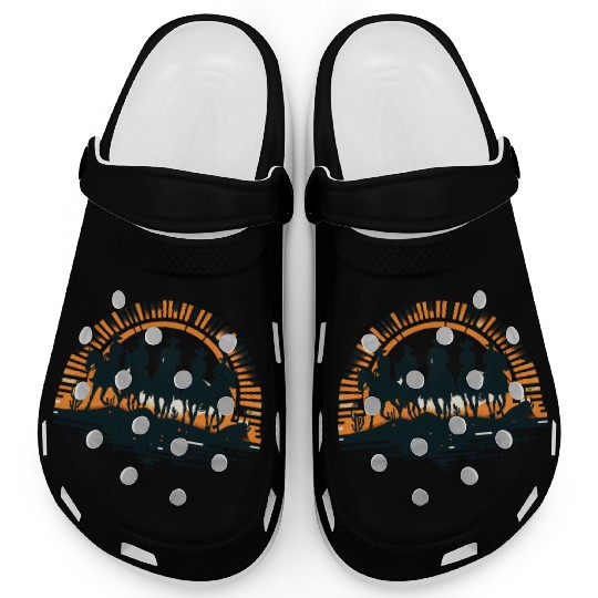 Western Cowboys at Sunset Clogs