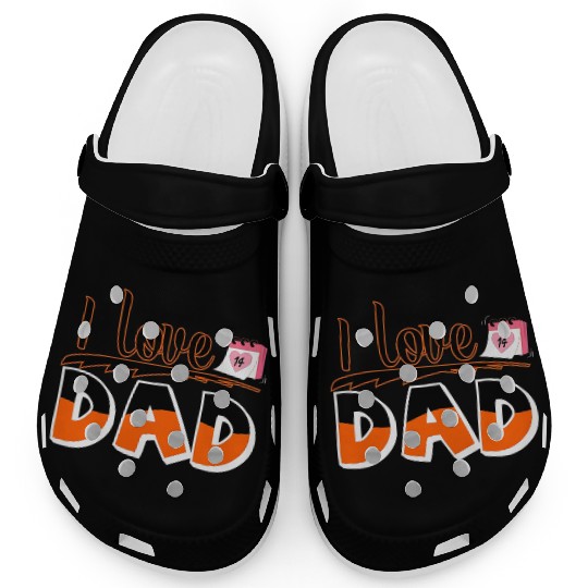 I Love Dad - Bold and Heartfelt Father’s Day Clogs
