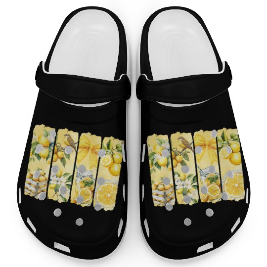 Summer Lemon Easy Peasy Clogs
